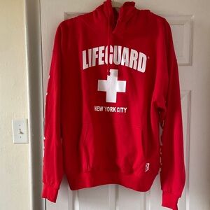 Popularity Products Lifeguard Hoodie Size XL